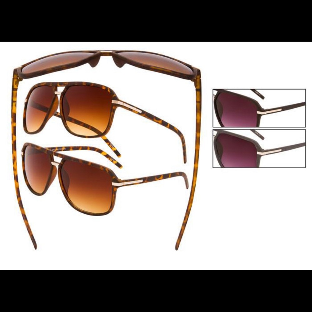 Men’s retro Style Sunglasses NWT Black